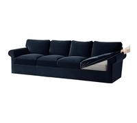 Set di 9 fodere in velluto per divano da 1/2/3/4 posti con cuscini e schienali separati, fascia elastica resistente, protezione per divano