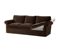 Set di 9 fodere in velluto per divano da 1/2/3/4 posti con cuscini e schienali separati, fascia elastica resistente, protezione per divano