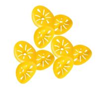 Set di 9 Inserti for Trappole ad Imbuto a Forma di Fiore, Riutilizzabili in Plastica Gialla, Trappola DIY for Vespe, Calabroni e Insetti Volanti