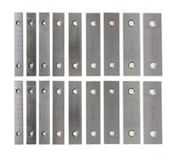 Set di 9 paia di distanziatori paralleli in acciaio da 1/4 di pollice di spessore x 15,2 cm di lunghezza, in lega di acciaio, rettificati e temprati, precisione 0,0002 pollici per CNC