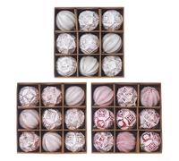 Set di 9 palline infrangibili per albero di Natale, leggere, perfette per qualsiasi luogo di celebrazione (rosso)