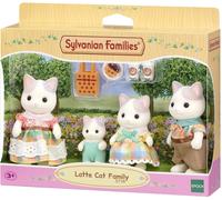 Set di 9 personaggi Sylvanian Families della famiglia di gatti Latte