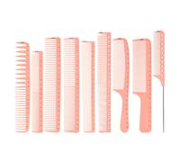 Set Di 9 Pettini Per Parrucchieri Graduati Multifunzionali Per Lo Styling NUOVO