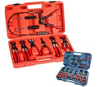 Set kit di 9 pinze per fascette morsetti auto smonta fascette auto