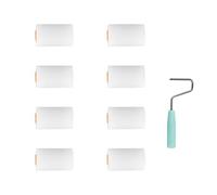 Set di 9 rulli in schiuma di piccole dimensioni Rulli in schiuma Rullo per pittura per dettagli per pareti interne Rullo per vernici a base d'acqua Rullo per pittori professionali