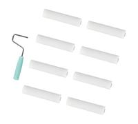 Set di 9 rulli in schiuma di piccole dimensioni Rulli in schiuma Rullo per pittura per dettagli per pareti interne Rullo per vernici a base d'acqua Rullo per pittori professionali
