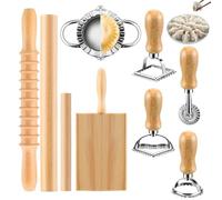 Set di 9 strumenti per pasta e pasta per pasta spaghi, per ravioli, set di timbri, macchina per la pasta gnocchi, utensili da cucina, utensili per la pasta per lasagne, Pierogi