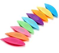 Set di 9 volani per chiacchierini, per principianti, per realizzare merletti e tessitura a bobina, per uncinetto, creazione di gioielli e progetti fai da te (multicolore)