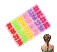 Set di 96 fermagli per capelli con fiori e farfalle | Fermagli per capelli per la frangia della ragazza per le ragazze Franges Party Accessorio fotografico