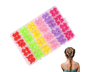 Set di 96 fermagli per capelli piccoli e antiscivolo | Mini pinze per capelli per bambini piccoli per feste di compleanno, tutti i giorni e vacanze