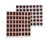 Set di 96 toppe quadrate e rotonde, per pneumatici da bicicletta, 25 mm, set di riparazione per pneumatici, tubo per bicicletta, set di riparazione per pneumatici e bicicletta