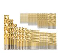 Set di 99 punte a testa attorcigliata multiuso per metallo legno plastica e alluminio