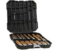 Set di 99 punte da trapano in titanio, punte da trapano in acciaio rapido for lamiera d'acciaio, legno, plastica, metallo, lega di rame, apriscatole for lavorazione del legno(99pcs Boxed)