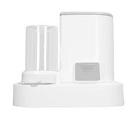 Set di Abbeveratoi Automatici per Animali Domestici Distributore di Acqua Multifunzione per Animali Domestici 2 in 1 Design Monopezzo Alimentatore per Alimenti Facile da Pulire
