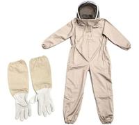 Set di abbigliamento per apicoltura, attrezzatura protettiva, attrezzatura per apicoltore, guanti protettivi per recinzione per tutto il corpo, adatti per apicoltori commerciali principianti (XL)