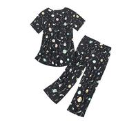 Set di Abiti da Notte, 2 Comodi Pantaloncini Comodi a V -geck per la Casa (#1)