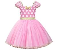 Set di abiti da ragazza elegante bel tempo libero ragazze primavera estate moda polka pois stampa maglia abito smanicato principessa abito performance costume ragazza abiti matrimonio scuola festa,