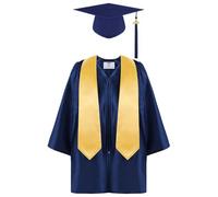 Set Di Abito Di Sconto Diplomi Di Scuola Materna, Cappuccio Di Laurea E Vestito - Set Di Laurea Asilicio 2025 E Set Set,Abiti Formali Per La