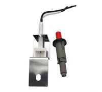 Set di accensione per barbecue di ricambio compatibile per griglie a gas Weber Q100/Q200/Q120/Q220, include accenditori a pulsante e camera di raccolta del gas