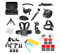Set di accessori 50 in 1 per videocamere sportive GoPro SJCAM - nero