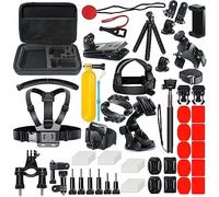 Set di accessori 70 in 1 per action camera, kit di accessori per GoPro Hero Black 13 12 11 10 9 8 7, AKASO, DJI Osmo Action, Insta360 one, X