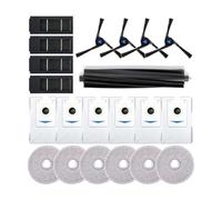 Set di accessori compatibile compatibile con Ecovacs Deebot X2 Omni Parti di ricambio Spazzola principale, spazzole laterali, filtri, spazzoloni, sacchetti for la polvere