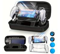 Set di accessori compatibile con The PlayStation Portal Remote Player, custodia portatile per PS Portal, cover per PS5 Portal, 2 protezioni per e 4 copripomelli