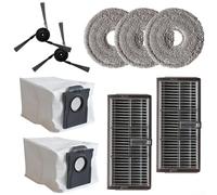 Set di accessori con panni mocio, sacchetti per la polvere, spazzole laterali e filtro per MOVA per P50 Pro per Ultra progettato per supportare le attività di pulizia ordinaria