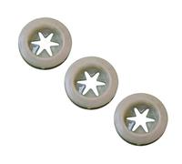 Set di accessori da 3 pezzi con diametro interno di 40 mm, coperchio a forma di fiocco di neve e coperchio for stampo, adatto for macchine for gelato soft