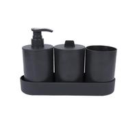 Set di accessori da bagno, Accessori for il bagno Dispenser di sapone Porta spazzolino Vassoio for il bagno Bagno(3)