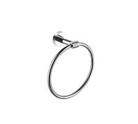 Set di accessori da bagno cromati con mensola zigrinata a parete, porta asciugamani, porta carta igienica, gancio appendiabiti e anello per asciugamano, in acciaio inox resistente, per bagni moderni
