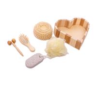 Set di Accessori Da Bagno Da 5 Pezzi Spazzola per Capelli in Pomice per Regalo