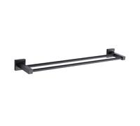 Set di accessori da bagno in alluminio 55 cm Barra portasciugamani a mensola singola porta scopino per WC Gancio a doppio palo e soluzioni di nizzazione per il bagno alla moda