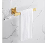 Set di Accessori da Bagno in Oro Spazzolato, comprendente mensola da Bagno, portasciugamani, portasciugamani, portarotolo, portascopino per WC, Set di Accessori da Bagno con Design