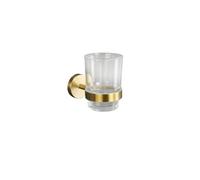 Set di accessori da bagno in oro spazzolato: porta fazzoletti, porta asciugamani, gancio per accappatoio, dispenser di sapone, organizer per cucina e bagno, porta scopino per WC, decorazione elegante