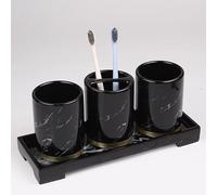 Set di accessori da bagno quattro a cinque pezzi, bicchiere for il lavaggio, portaspazzolino(B,Four)