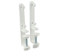 Set di accessori di montaggio per pannello forato, morsetti da scrivania in metallo per installazione di pannelli utensili, tipo verticale o steccato, fissaggio a parete da tavolo (A1)
