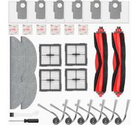 Set di accessori di ricambio da 30 pezzi per robot aspirapolvere Q10 S5, Q10 S5, Q10 X5+ e Q10 X5, 2 spazzole principali, 4 filtri, 4 panni