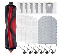 Set di accessori di ricambio per aspirapolvere robot Roborock Q7 per modelli M5+, TF+, L5+, B+, T+, tra cui spazzola principale, spazzola laterale, filtro, panno per mocio e sacchetti per la polvere