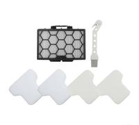 Set di accessori di ricambio per filtro aspirapolvere Shark CV100UKT, CZ250UKT, CZ250UKTDB, CZ500UKT, incluso filtro dell'aria a particelle sottili, cuscinetto in spugna, tampone in cotone