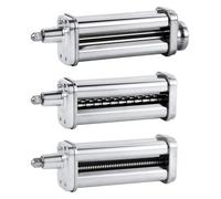 Set di accessori for macchina for la pasta, compatibile con tutti i KitchenAid, robot da cucina, incluso rullo for sfoglia, tagliaspaghetti, tagliafettuccine