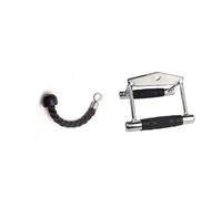 Set di accessori for trazioni con corda a doppia testa, maniglie for attrezzature da palestra for l'allenamento della forza, accessori for attrezzature da palestra Big Bird(Set 1)