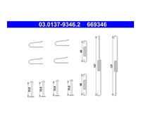 ATE Kit accessori ganasce freno 03.0137-9346.2 per Mitsubishi L200/Triton 2.5 2005-2015