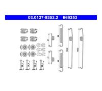 ATE 03.0137-9353.2 Kit accessori, Ganasce freno