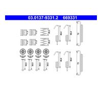 Set di accessori, ganasce del freno di stazionamento ATE 03.0137-9331.2
