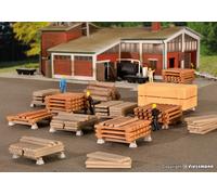 Set Di Accessori HO Con Legno Segato Kibri Kit 38607