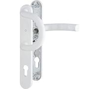 Set di accessori LIÈGE - su piastra stretta, maniglia, 67 - 72, bianco
