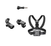 Set di accessori multifunzione per fotocamera pettorale, compatibile con fotocamera per la prima persona, tracolla regolabile