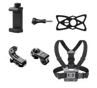 Set di accessori multifunzione per fotocamera pettorale, compatibile con fotocamera per la prima persona, tracolla regolabile