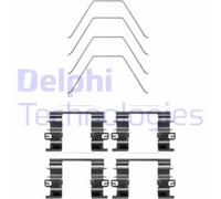 Delphi Kit accessori LX0669 pastiglia freno a disco FORD KIA